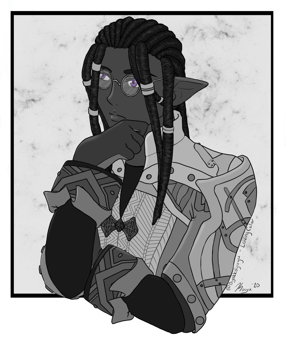 Byakkoyuyu's tweet photo. FFxivWrite2020 Participation Prize for @Gjallardoodles! I'm thankful for the opportunity to draw such a beautiful character! Thanks as well to @MoenMoenFFxiv for organizing the event!
#FFxivWrite2020 #FFxivWritePrizes https://t.co/54g8rI1eQU