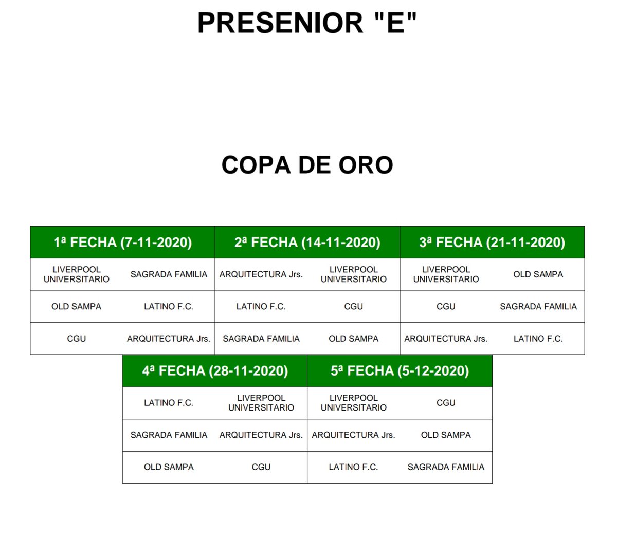 Se sorteó el fixture de la 2da parte del año. 
Es ahora, con todo para lograr el principal objetivo. Lo más lindo está por comenzar.