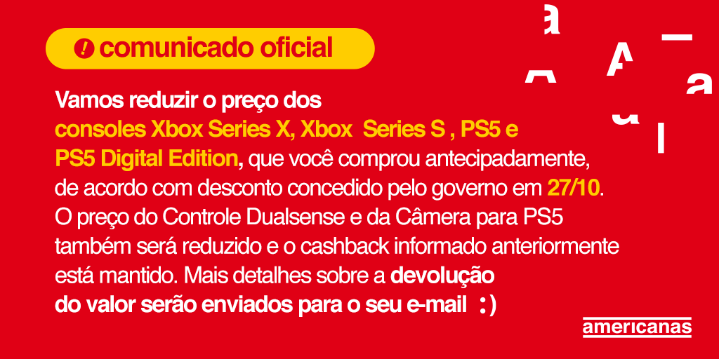 americanas on X: ATENÇÃO GAMERS⚠️  / X