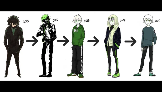 5年の歴史!
 #絵描きさんと繋がりたい #イラスト #illustration 