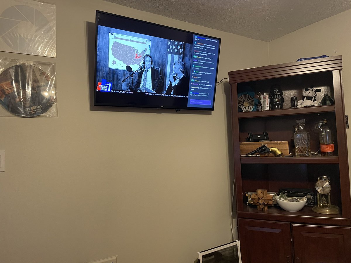 ajsbinder's tweet photo. Spending election night the best way possible. @JustinRYoung https://t.co/e85aveOPui
