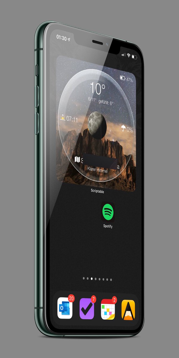 thewaytozion's tweet image. #ios14homescreen #scriptable me ATM. Weather widget with weather dependent wallpaper on widget. Might require large widget frame (as png or psd overlay) - kindly PM me.