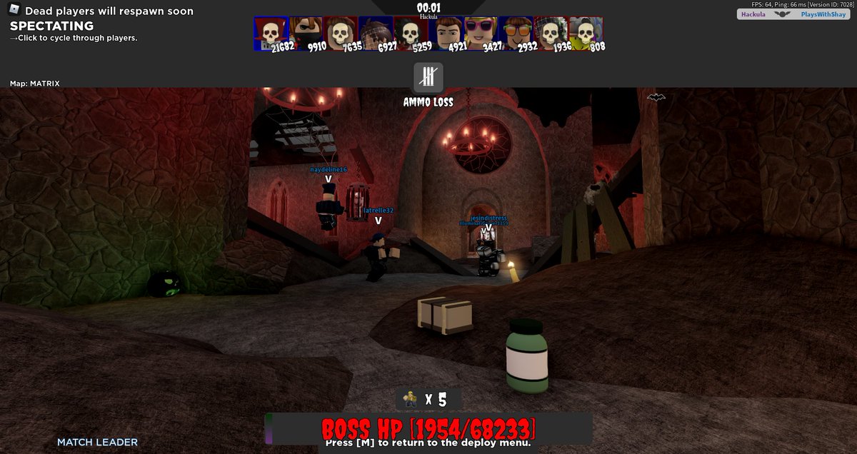 PlayWithShay1's tweet image. 2 games over 20k damage against hackula? time to go pro i guess? @ROLVeStuff @TanqROfficial @BanditesYT @Roblox #Roblox #RobloxPro
