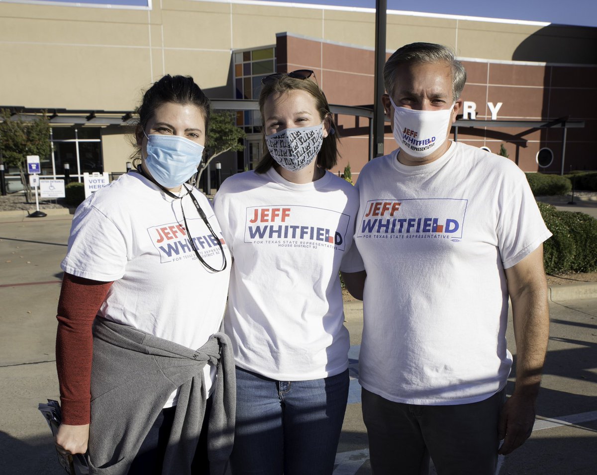 style_fw's tweet photo. Long election day of great smiles, with a mask, for our friend @JeffWhitfieldTX for Texas House District 92.💫 I am so proud of you Fort Worth/ Tarrant County/ Arlington/ Hurst/ Euless and Bedford for coming out and voting today.🇺🇸 https://t.co/lKJ9eUCbj4