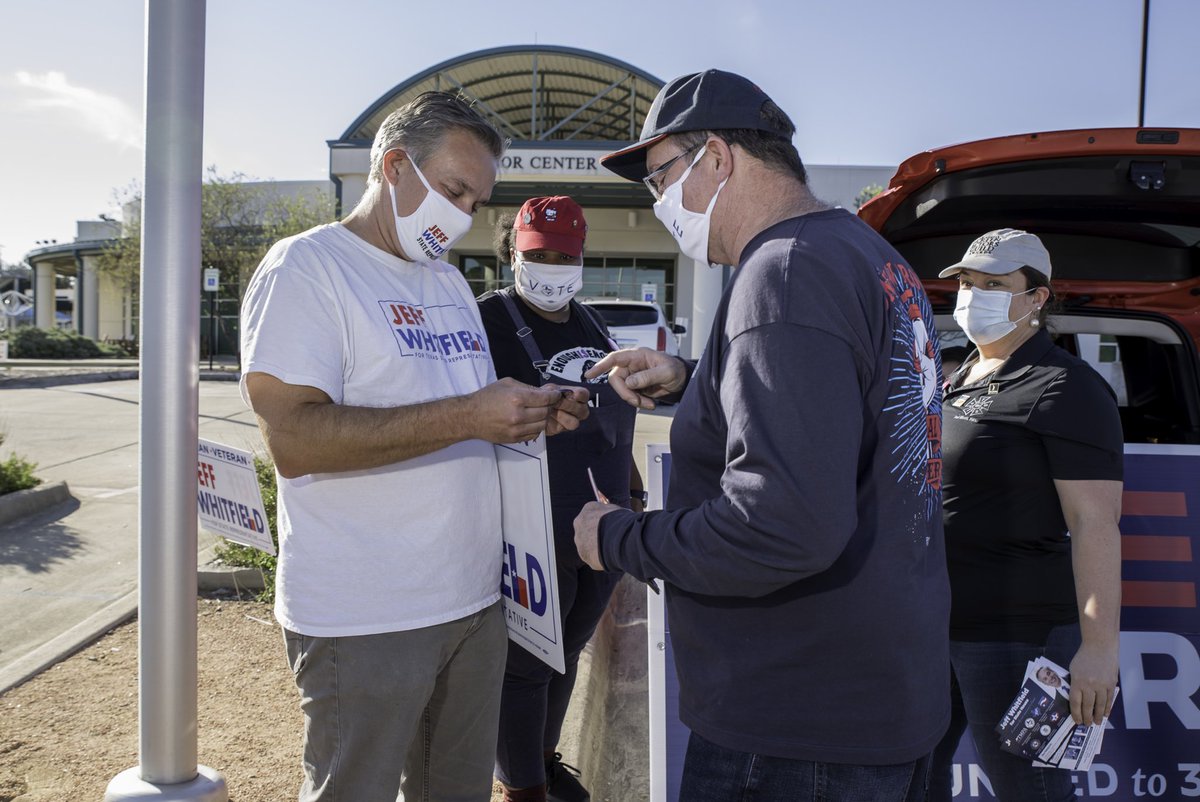 style_fw's tweet photo. Long election day of great smiles, with a mask, for our friend @JeffWhitfieldTX for Texas House District 92.💫 I am so proud of you Fort Worth/ Tarrant County/ Arlington/ Hurst/ Euless and Bedford for coming out and voting today.🇺🇸 https://t.co/lKJ9eUCbj4