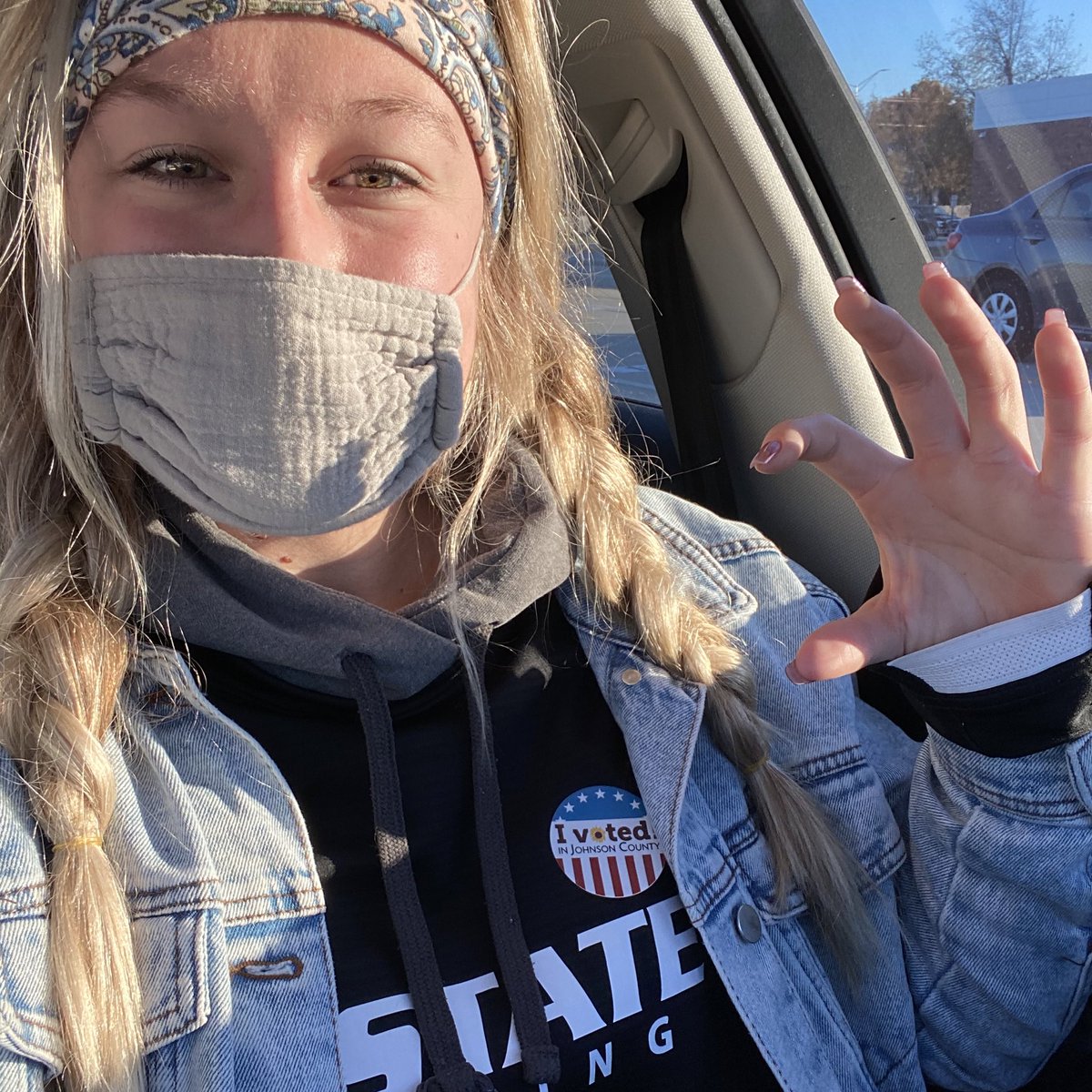KStateROW's tweet photo. Cats Who Vote 🇺🇸 https://t.co/9C1n2htAuU