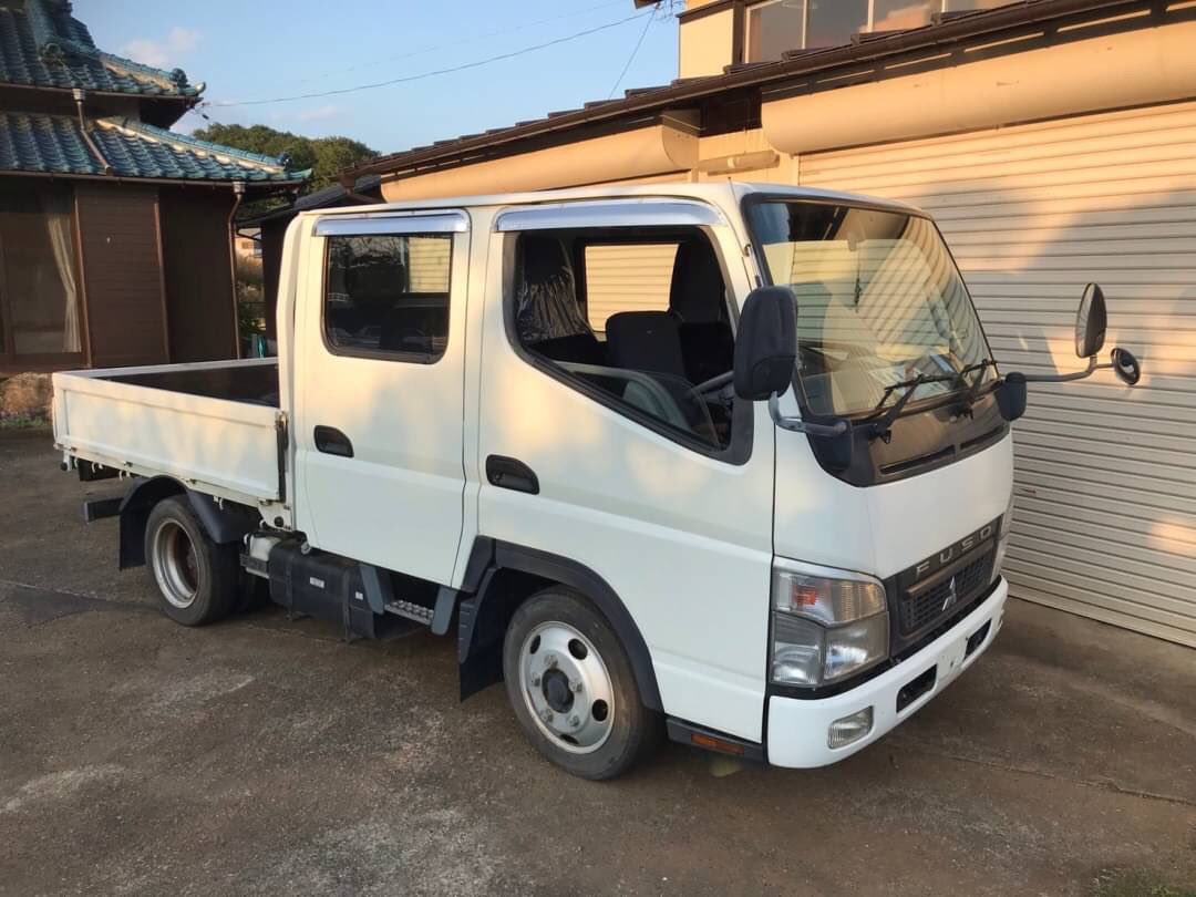 Lagoonsecandauto ターボ車ダブルキャブキャンター売ります 内装 外装良好です 車検2年付き Dm下さい キャンター売ります トラック売ります 中古車 車売ります 中古車売ります