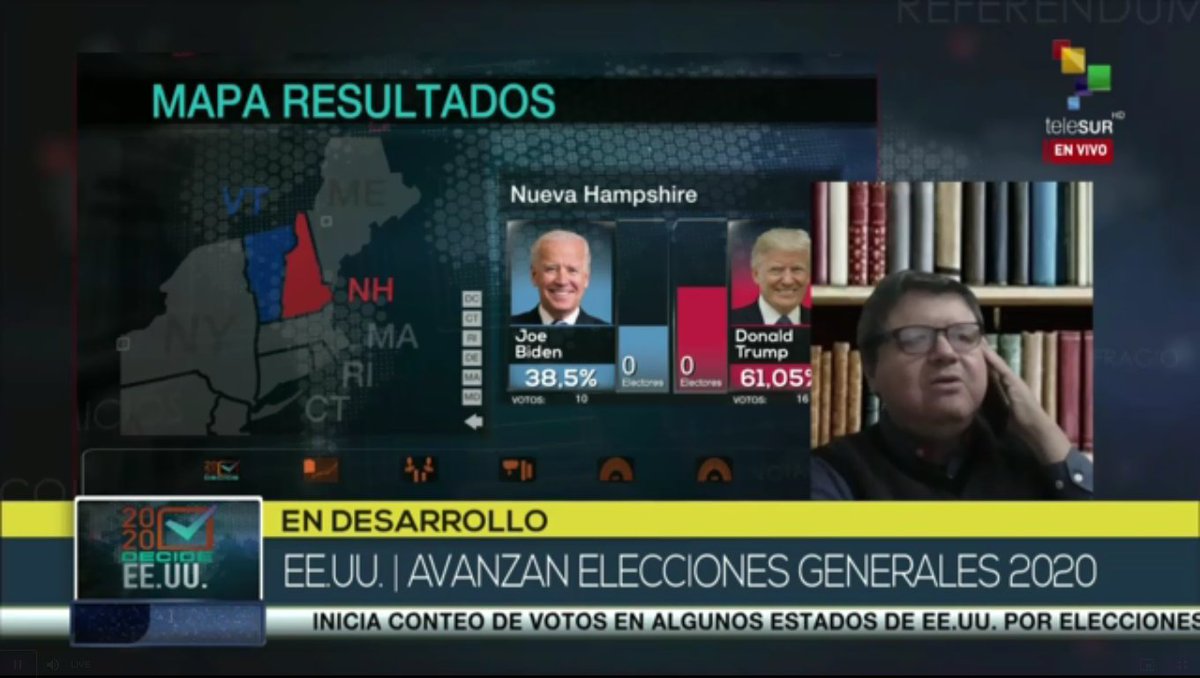 Quien saldrá victorioso en estas #Eleciones2020?
Únase a la cobertura especial #EEUUDecide2020 por aquí por la señal informativa de América Latina <a href="/teleSURtv/">teleSUR TV</a> <a href="/CMonteroOficial/">Carlos Montero</a>