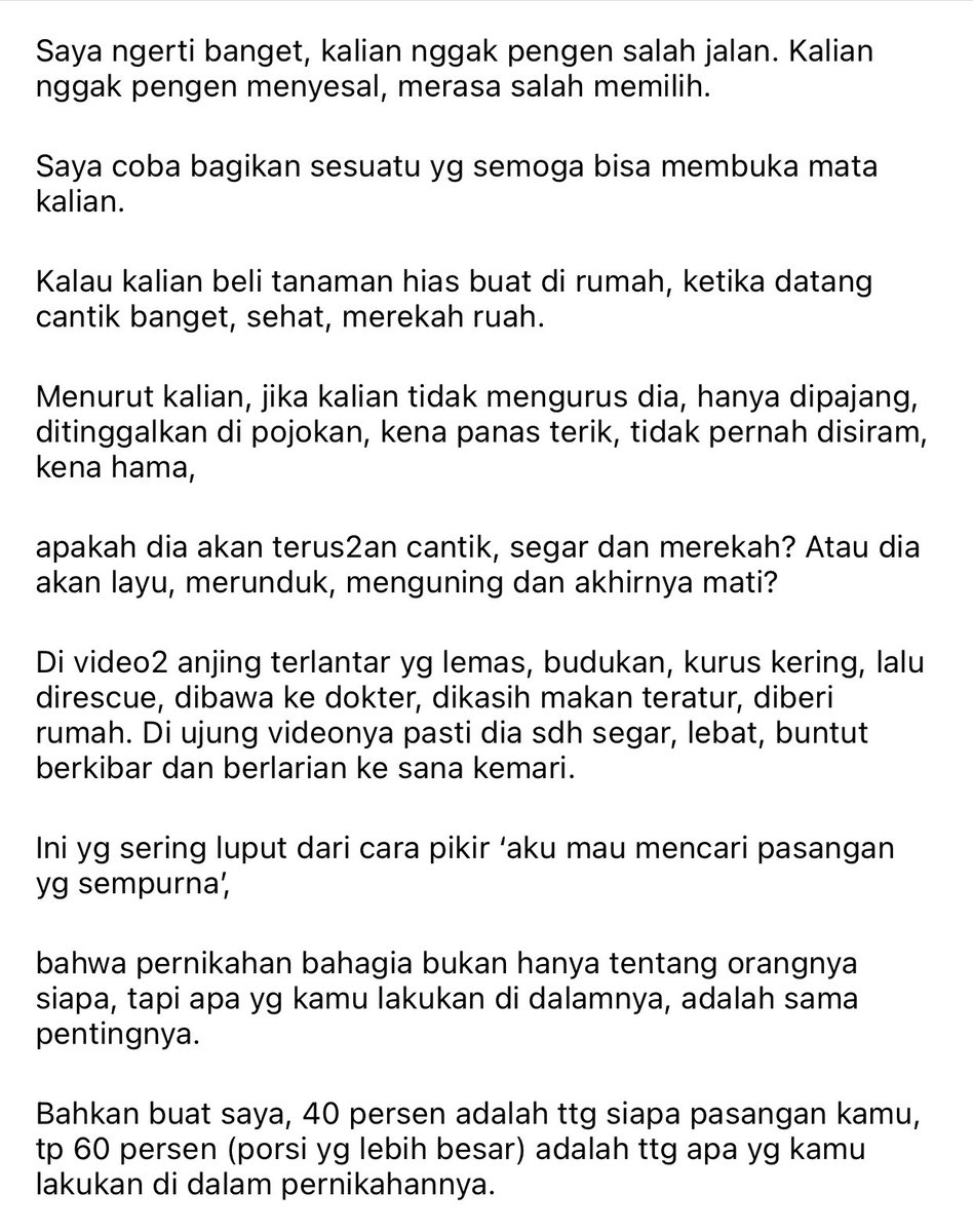 edwardsuhadi's tweet photo. Dari ratusan pertanyaan soal hubungan/pernikahan yg masuk kemarin, 80% isinya sama:

“Bagaimana tahu bahwa dia adalah pasangan yg tepat buat saya?”

Saya janji akan menulis khusus karena panjang, dan ini jawaban saya ❤️

Semoga jadi lebih cepat yakin 🙇🏻‍♂️😘 https://t.co/mJccNet2ba