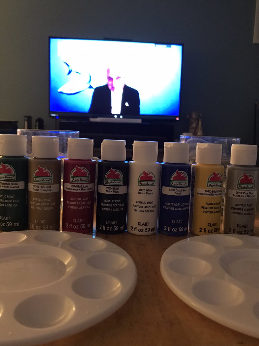 Had such a fun time at the <a href="/NSUAlumni/">NSU Alumni</a> Trifecta Paint &amp; Sip homecoming virtual event tonight!  They even invited Ryan to tag along!  #nsualumni #trifecta #nsuhomecoming