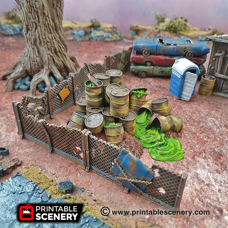 PrintableScener's tweet photo. The Scrapyard is now available to purchase or download as part of the Wasteworld Pledge for Brave New Worlds Kickstarter.
https://t.co/zI3smXrVOi

#printablescenery #3dprinted #3dprintable #3dprinting #wasteworld #madmax #gaslands #fallout https://t.co/KSeRiKTdGY