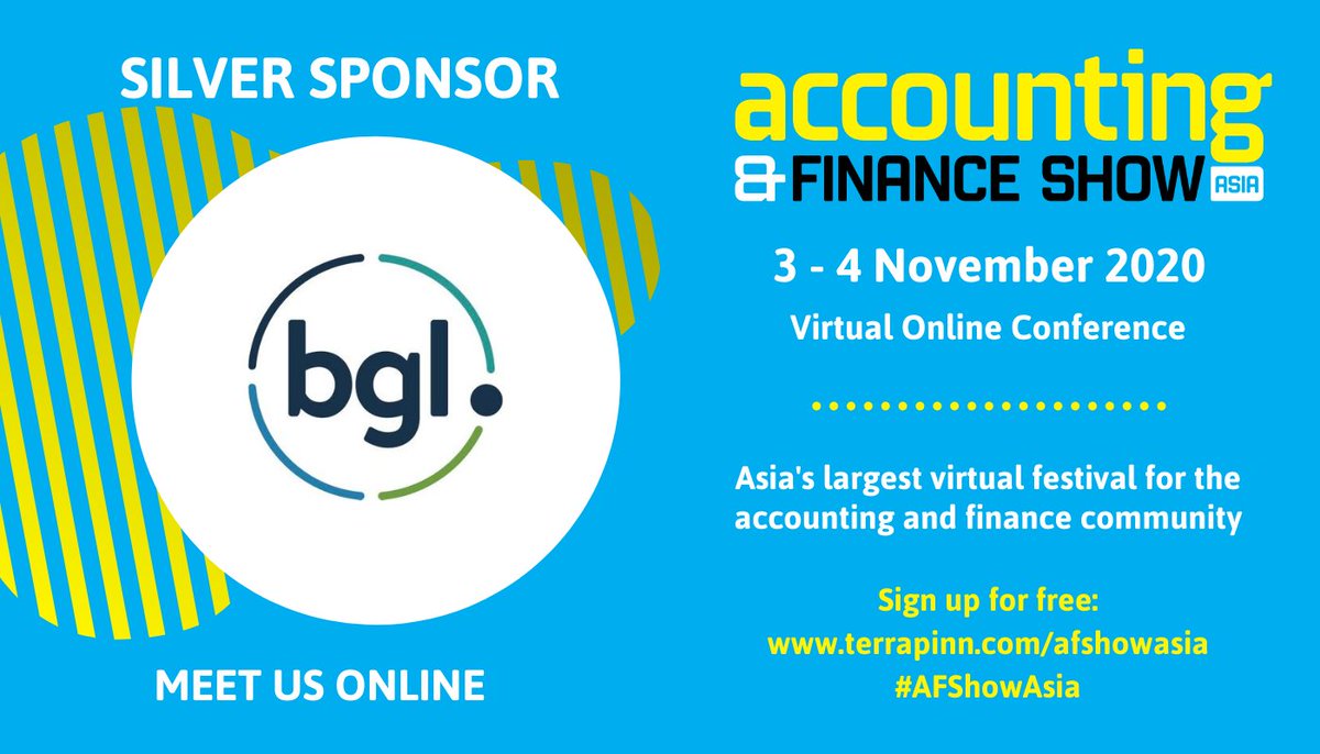 BGLcorp's tweet photo. Join @Ron_Lesh for his virtual session at #Accounting &amp; Finance Show #Singapore to hear why your practice should be building an integrated technology stack 🚀

The Connected Practice
TODAY at 11am SGT: Connect &amp; Grow Theatre

https://t.co/7BnJrJgT8F

@accandfinshow https://t.co/XWJv7AsmRG