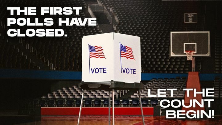 VOTE at an Election Super Center tweet media