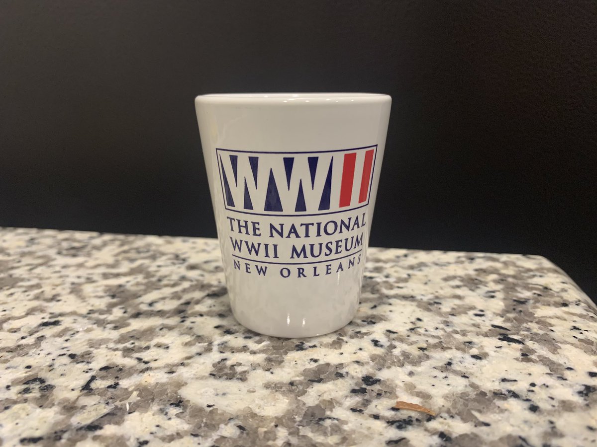Day 3: In lieu of travel I’d like to do a tour of past trips via shot glasses. This is from an awesome museum in NOLA that is all about how we won a war against a totalitarian state run by a dictator with (plot twist) RUSSIA’S HELP! 