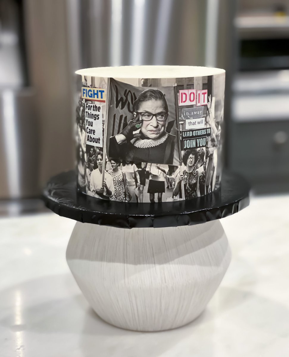 Voting wasn’t always a piece of cake. #vote #YourVoteCounts #Vote2020 #2020Elections #VOTE VOTE VOTE #VoteLikeYourLifeDependsOnIt #cakedecorating #RBG #BeRUTHLESS