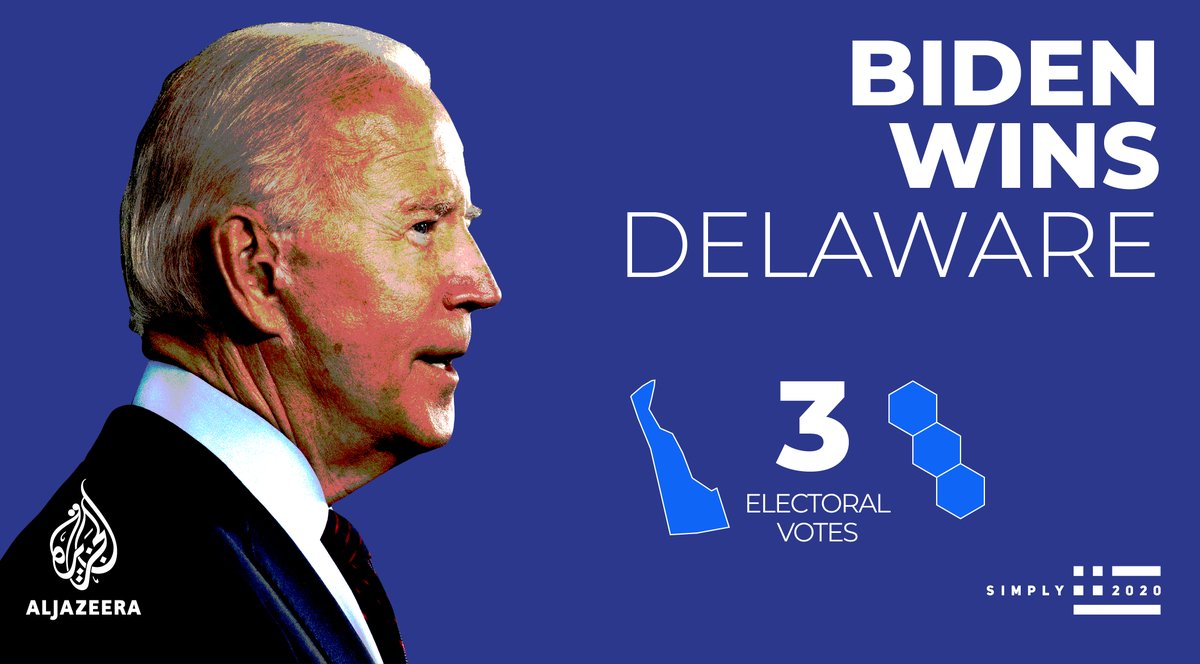  Biden wins Illinois, Delaware, Maryland and Massachusetts Live results   https://aje.io/3p45z  Latest updates   https://aje.io/rlmfd 