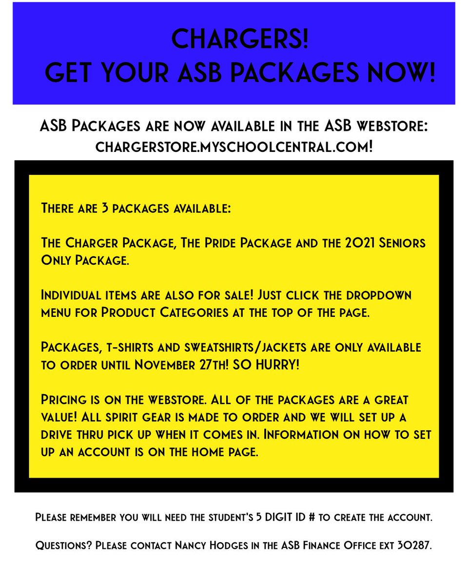ASB packages NOW available.