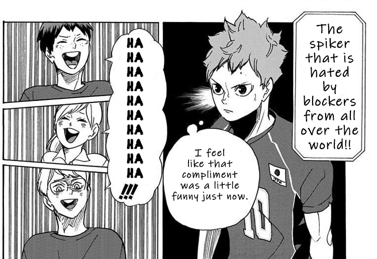 [TRANS THREAD] Haikyuu!! Volume 45 - EXTRA PANELS"The spiker that is hated by blockers from all over the world!!"DO NOT REPOST.