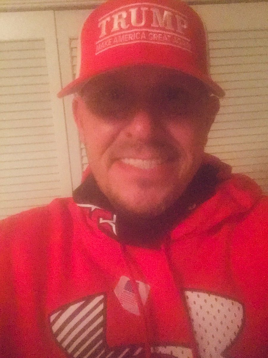 JasonPruett1's tweet photo. Quiet possibly the last individual to cast their vote at Fyffe, but I made it by the hair on my head! #Trump2020 #MAGA2020 #TOOMUCHRED https://t.co/zhPVxJIE2q
