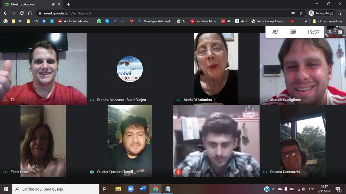TurismoCeda's tweet photo. 🙋‍♀️🙋El equipo de voluntarios "Salida de la pandemia" se reunió con mucho entusiasmo para generar propuestas turísticas en interacción con el resto de los equipos👏📧Tus aportes y sugerencias son bienvenidos: turismo@ceda.org.ar 

#Turismo #Participación  #AzulDestinoTurístico https://t.co/8NUgvm1QOD