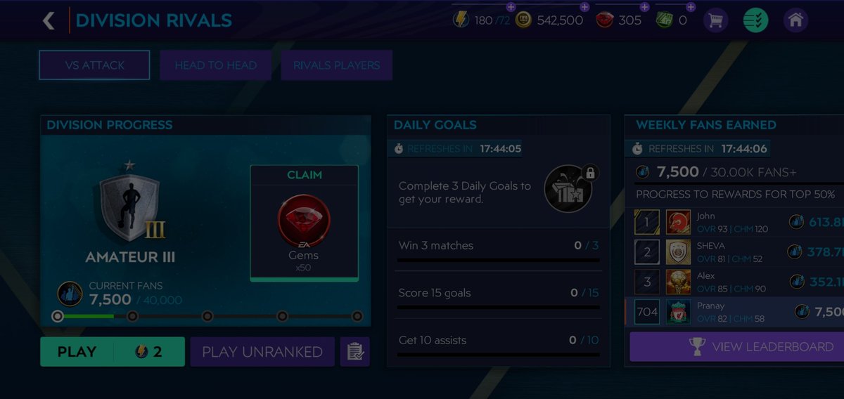 pranaysrst's tweet photo. @isurajprakash @EAFIFAMOBILE Same issue with me https://t.co/dtAncchRkJ