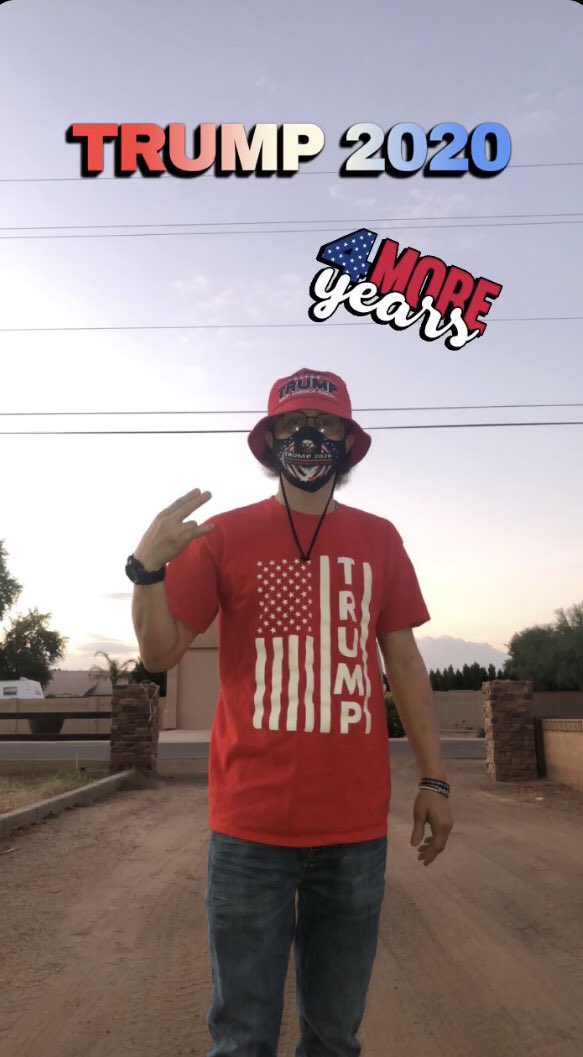 RykerStratton's tweet image. Just want to wish my man @realDonaldTrump good luck!!:)) #Trump2020