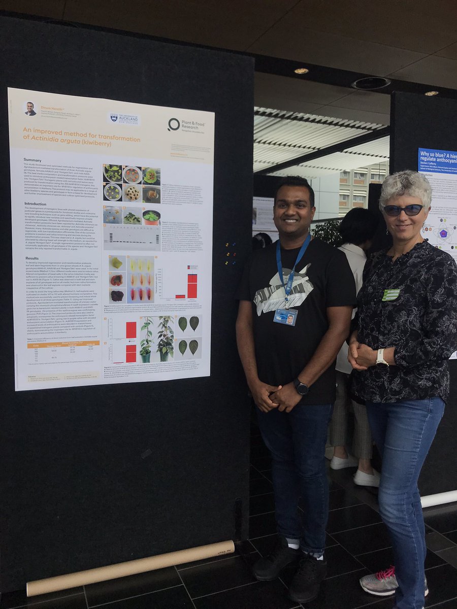 molecular_plant's tweet photo. Proud of our 3rd year PhD students presenting posters at the SBS Showcase:Tina and Dinum. https://t.co/dZQZdpWw6m