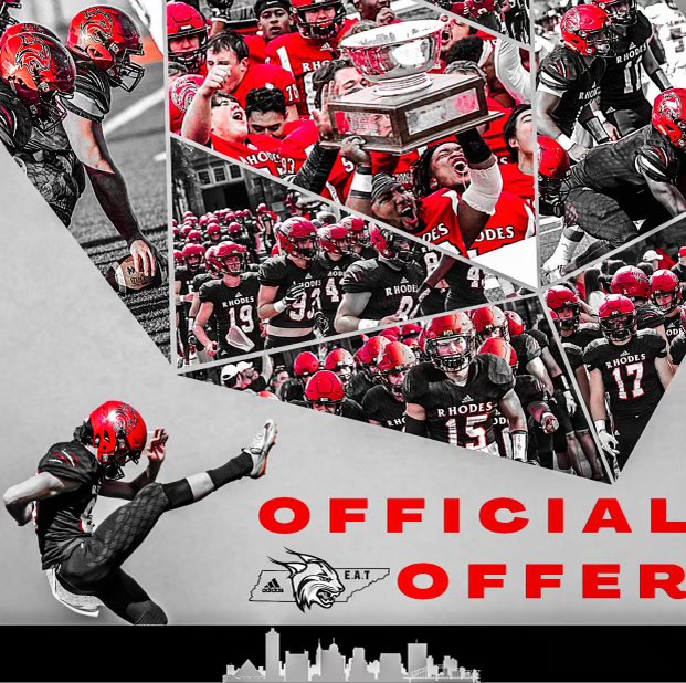 Excited for this offer! Thank you, Coach McLain! <a href="/CoachSamMcLain/">Sam McLain</a> <a href="/CoachJRyan/">JR</a> <a href="/UCABear73/">John V. Dowtin IV</a> @LynxCoachTJ <a href="/josephmconroy/">Joe Conroy</a> <a href="/RhodesFootball/">Rhodes Football</a> #CantKnocktheHustle #RollLynx