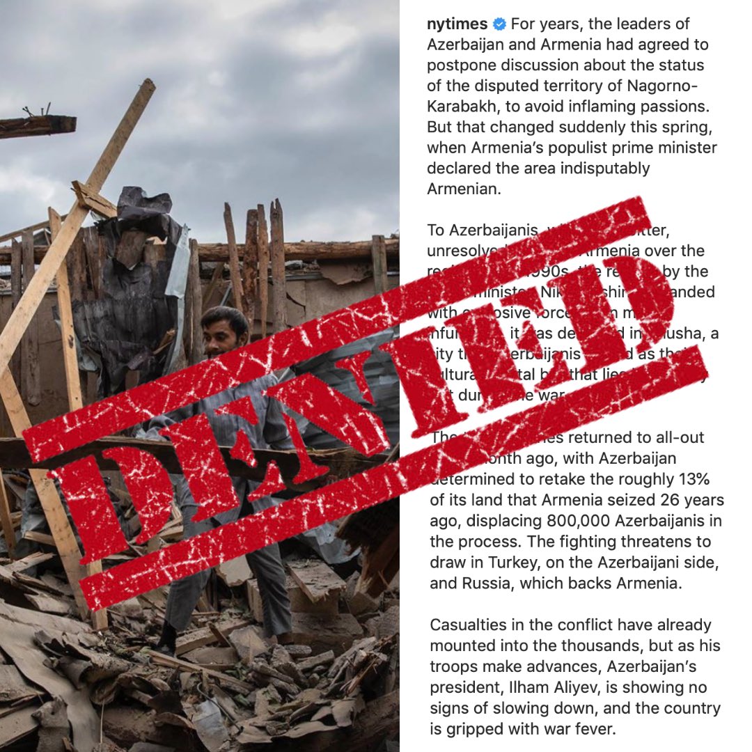 Now THIS is what should’ve been reported by <a href="/nytimes/">The New York Times</a>. Not the sad excuse of an article by your counterpart <a href="/carlottagall/">Carlotta Gall</a>. Isn’t ethical and unbiased reporting one of the first rules of Journalism? No worries, we corrected her “facts”.