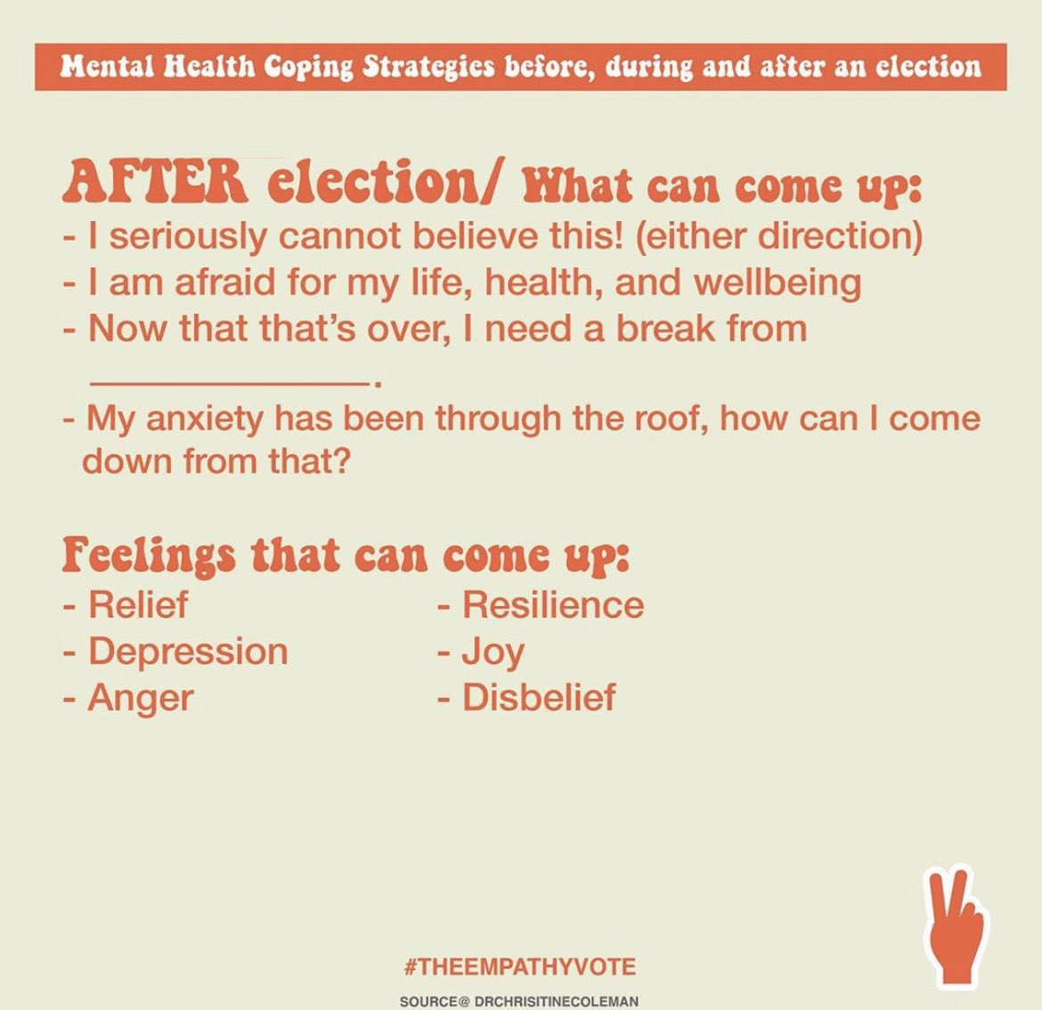 myohmysupplyco's tweet photo. #YourMentalHealthMatters #Vote2020 (via: herplaceisin on instagram) https://t.co/KO0s1tbDBC