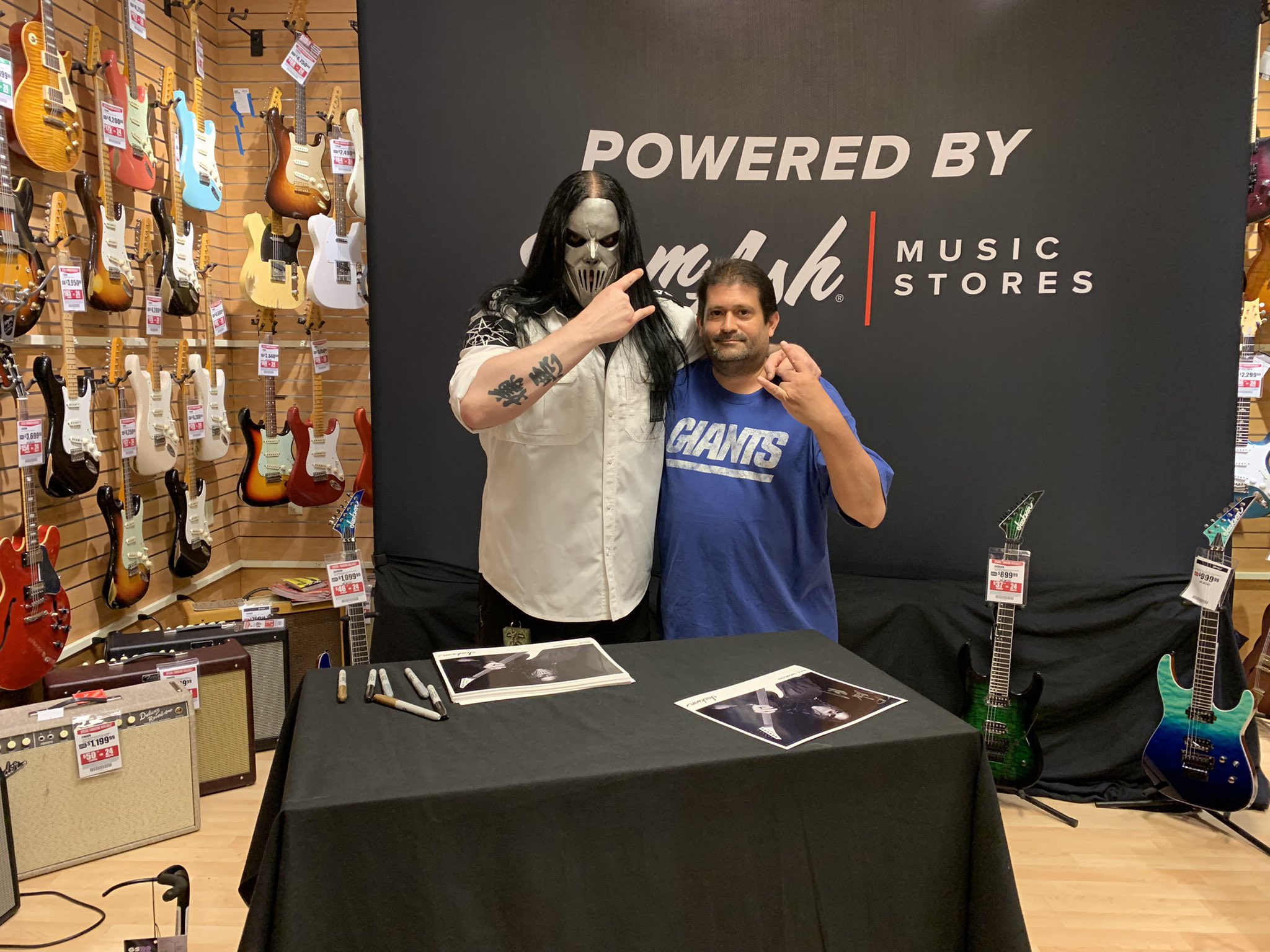 Happy Birthday to my favorite member of the Heavy Metal band Slipknot Mick Thomson         