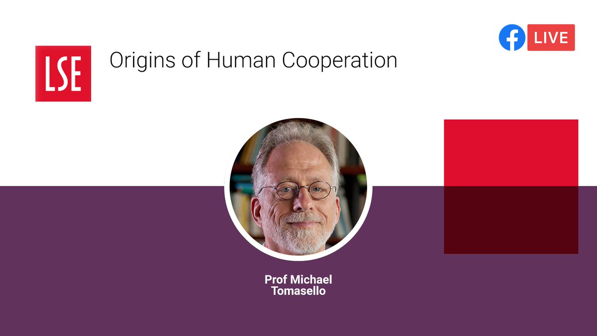 LSEpublicevents's tweet photo. Tomorrow we discuss the way humans are developed in order to have unique motivations and cognitive skills which tailor us for cultural life! 🧠 #LSEHumanCooperation

⏰ 4.30pm, 19 Nov
💻 https://t.co/KmCFLsOTV5 https://t.co/trRIo43Q2f