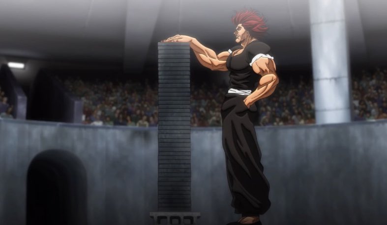 範馬勇次郎の瓦割り？瓦触れ！