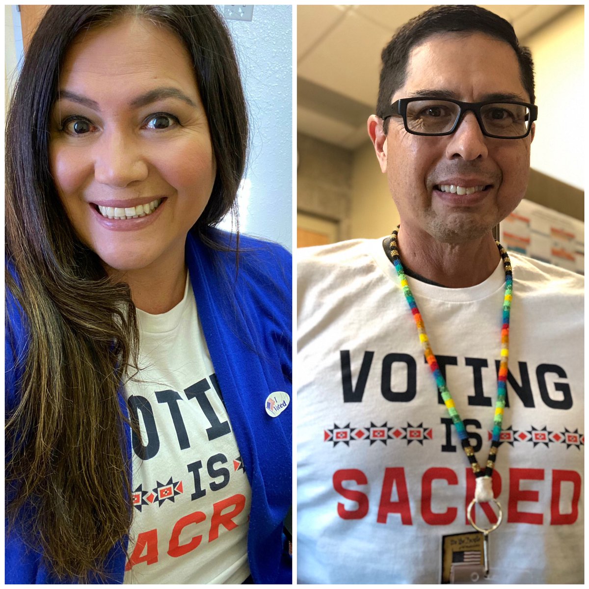 #voted2020
Thanks Bethany Yellowtail for the shirts!🙌🏽

#IllumiNative 
#NativeVote2020
#nativeorganizersalliance