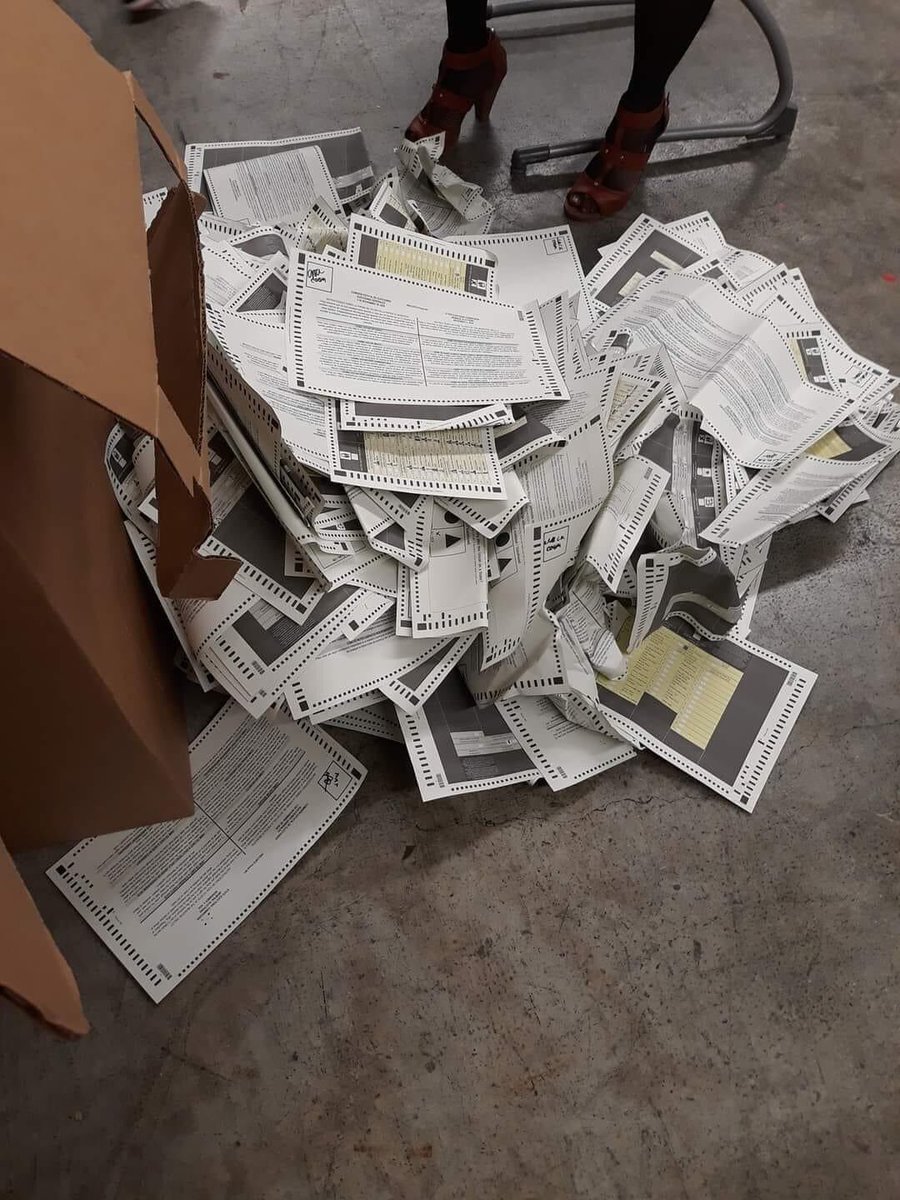 TatiaMelendez's tweet photo. @gmzelaznog @DavidBegnaud Yes!!! So many poll workers posting pictures and audios of being left out hand counted votes. So many papeletas that were not counted because the machine rejected them (even tho they were marked correctly) https://t.co/EXfh8tRnZ3