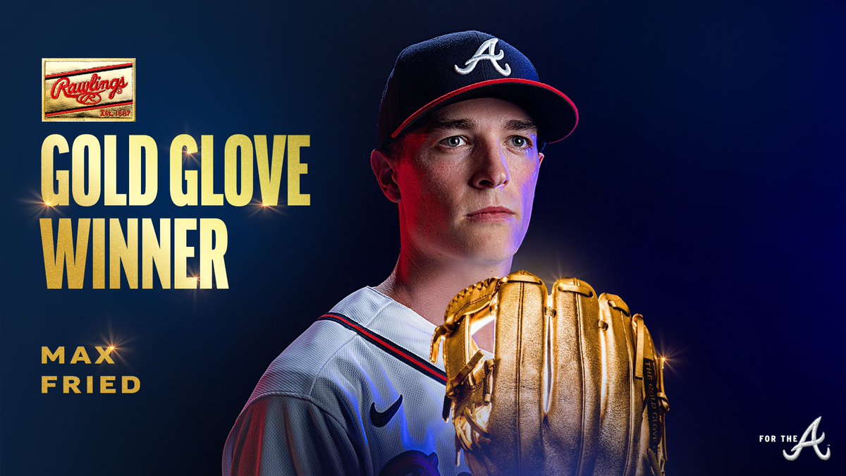 Congratulations to <a href="/MaxFried32/">Max Fried</a> for winning his first Gold Glove Award!