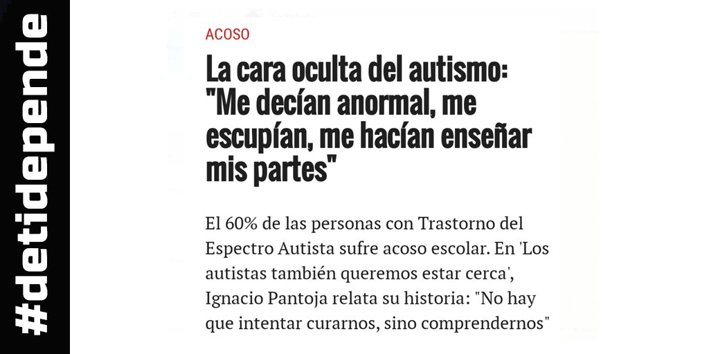 BarberiaEsther's tweet photo. No queremos hijos valientes. Queremos hijos felices. 
Protejan a los menores con diversidad funcional para que dejen de ser víctimas del acoso escolar. 
#detidepende #laEspañaqueQueremos #derechoshumanos
@sanchezcastejon @IreneMontero https://t.co/9kAynDcfnp