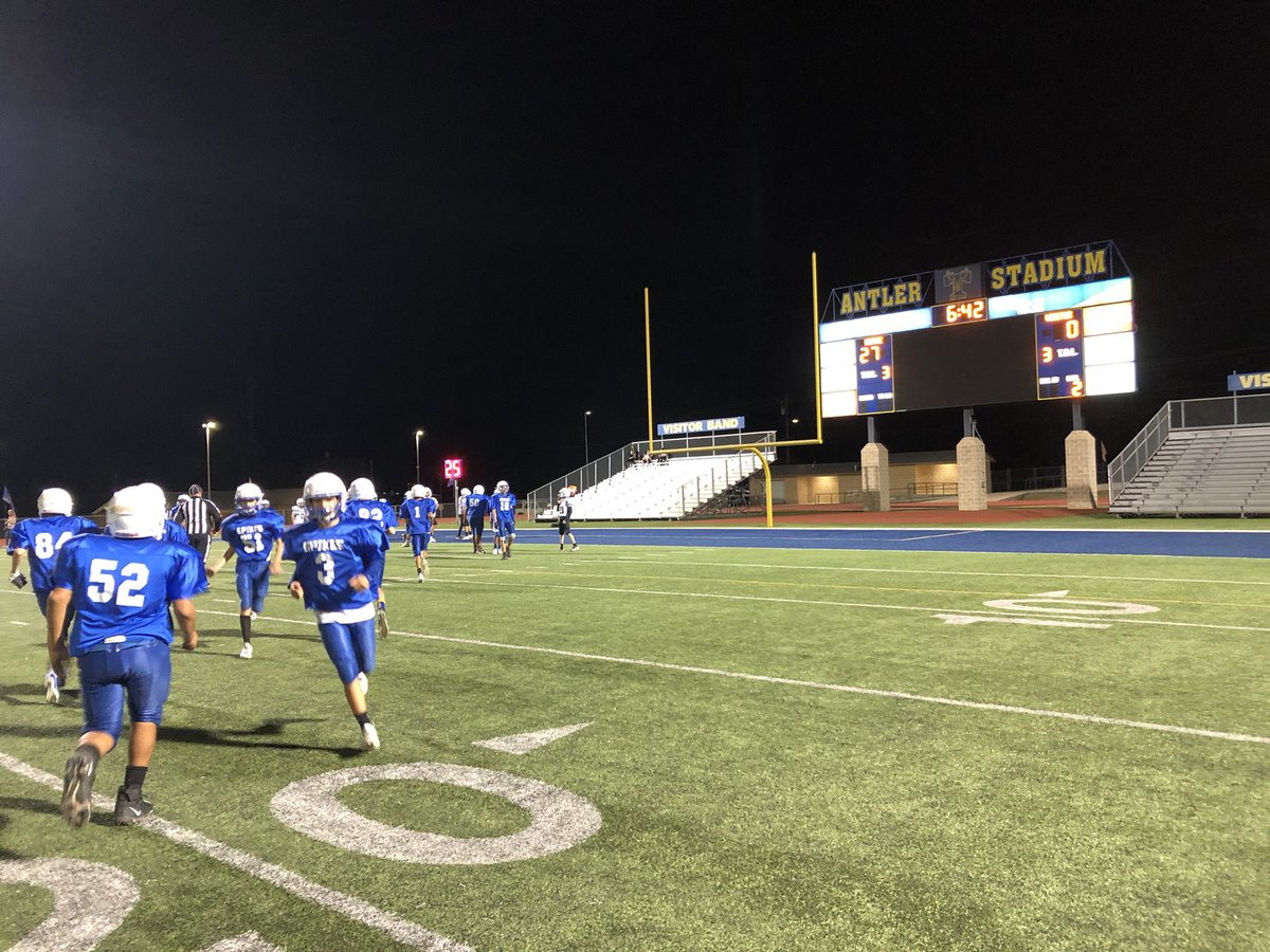 HpmsSpikes's tweet photo. Spikes 7th Grade A is up 29-0 with 5:45 to go in the second quarter. https://t.co/RbPtYE7p4c