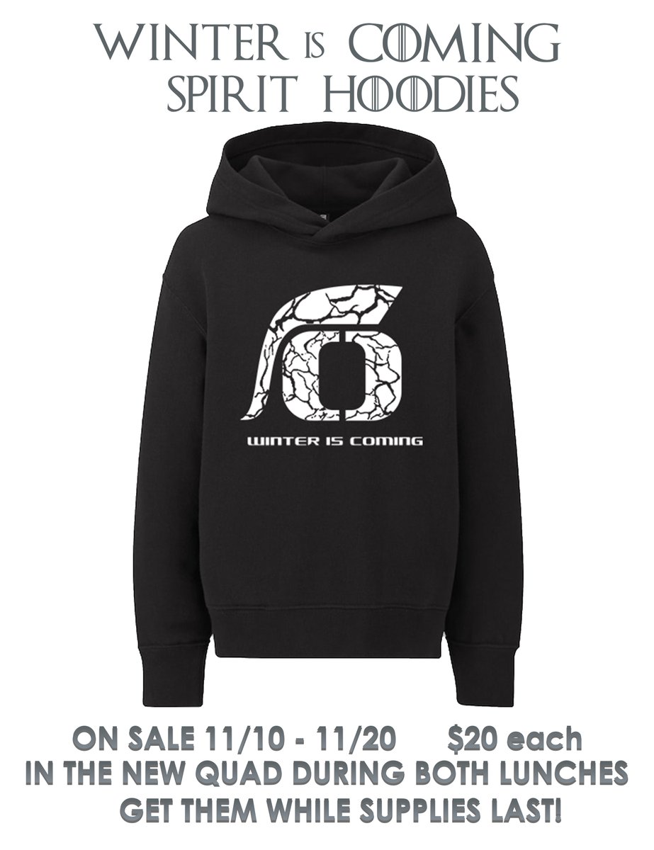 TROJAN PRIDE (@trojanpride80) on Twitter photo Gear 🆙 for Winter! Get your exclusive limited edition ❄️ Winter is Coming ❄️ hoodie on sale next week while supplies last!
Enter for your chance to WIN a free hoodie - enter on Instagram <a href="/TROJANPRIDE80/">TROJAN PRIDE</a>
1 lucky winner will be randomly selected this Friday! Good luck 👍 Gear 🆙 for Winter! Get your exclusive limited edition ❄️ Winter is Coming ❄️ hoodie on sale next week while supplies last!
Enter for your chance to WIN a free hoodie - enter on Instagram <a href="/TROJANPRIDE80/">TROJAN PRIDE</a>
1 lucky winner will be randomly selected this Friday! Good luck 👍