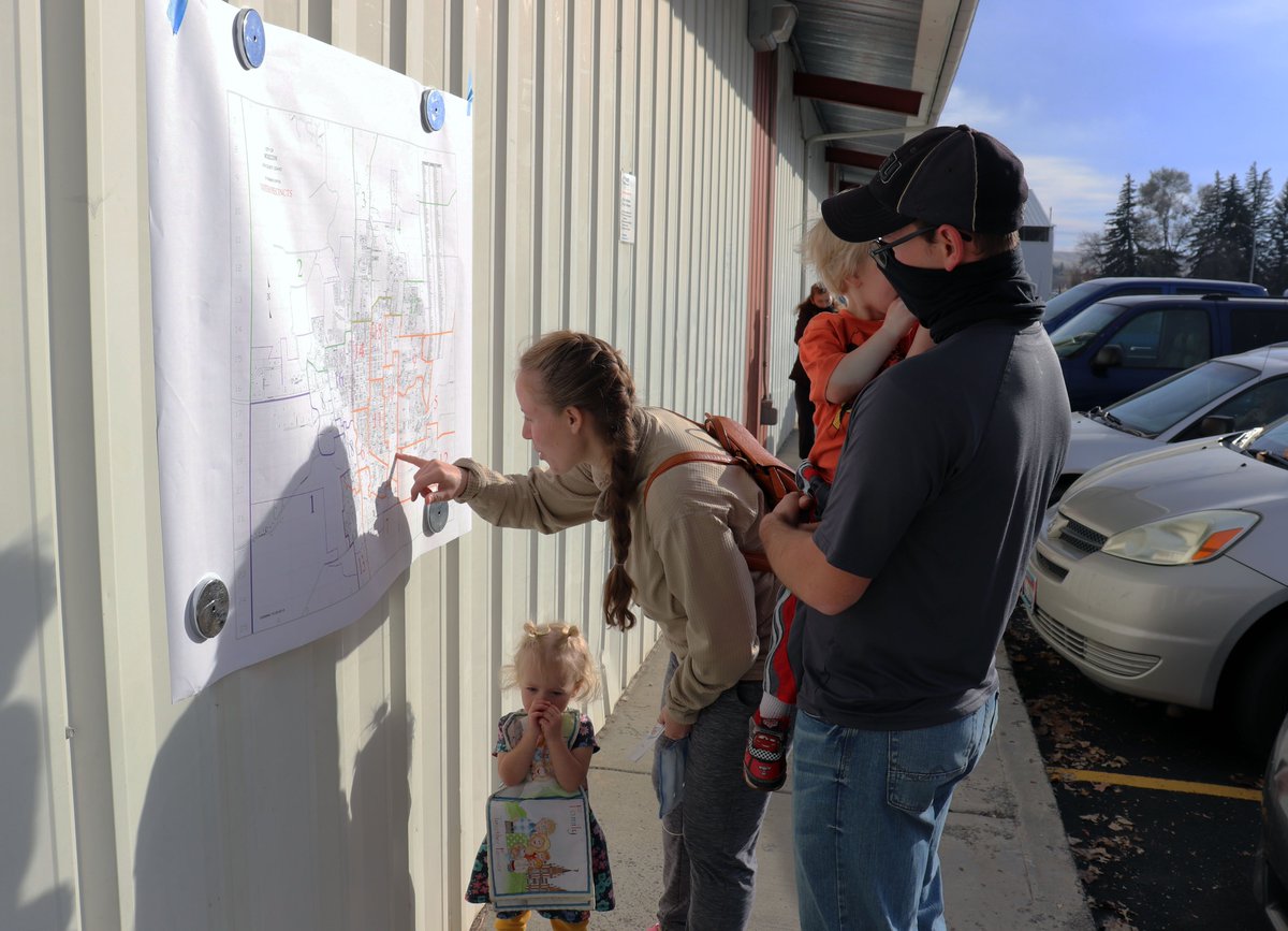 MadysenMclain's tweet photo. The Rural Reporting Project looked a little different this year, but I'm glad I could cover Election Day in Idaho.
#RuralBPJ #Idelex #Election2020 https://t.co/5jlV14wORJ