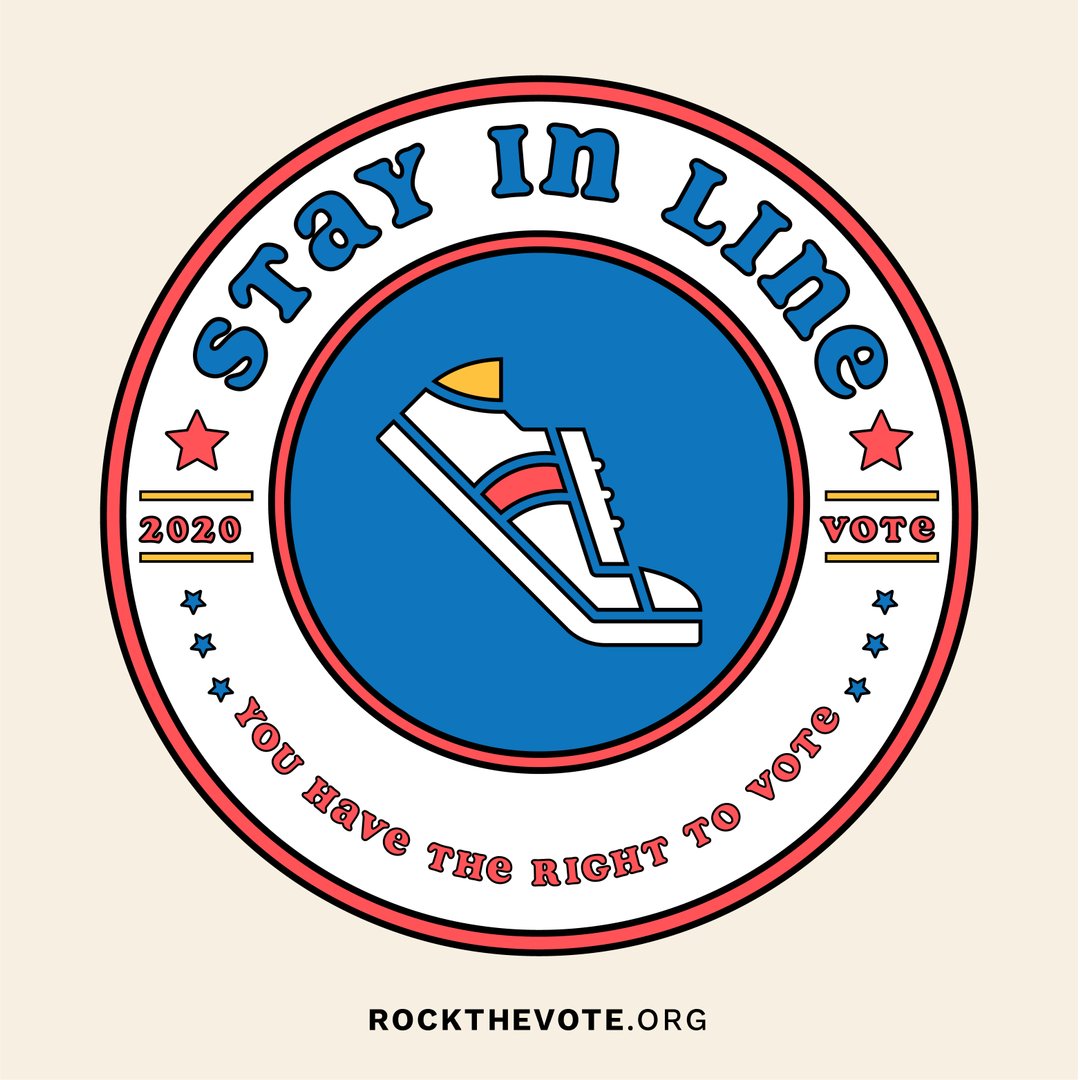 RockTheVote's tweet photo. Don't take no for an answer - ignore the noise and wait until every ballot is counted. We have the right to be heard. #RockTheVote https://t.co/2XMX3SBe4q