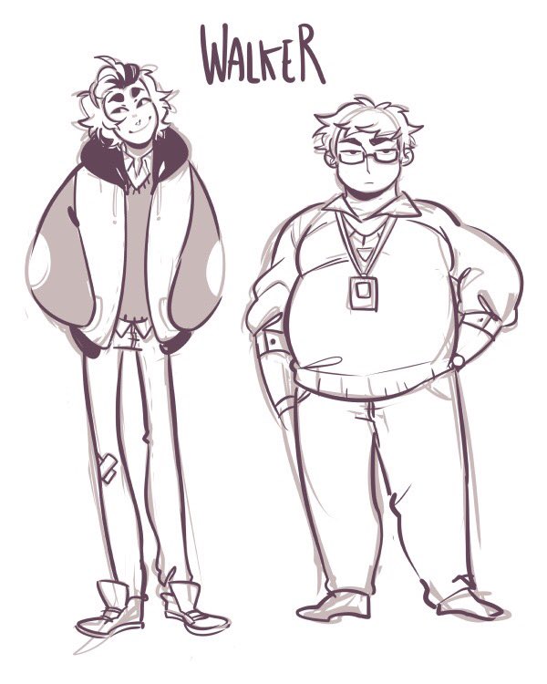 Ashley and Bullseye has been a duo for a long while >:)c
Here's some old art from before they were detectives and the story was VERY different!