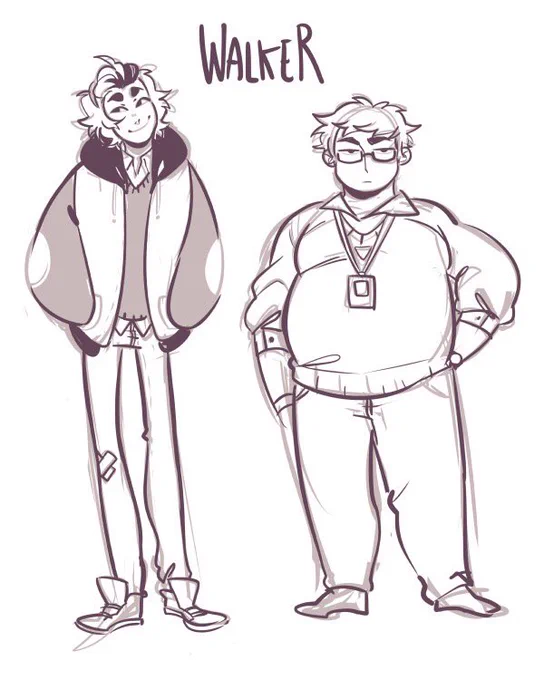 Ashley and Bullseye has been a duo for a long while >:)c
Here's some old art from before they were detectives and the story was VERY different! 