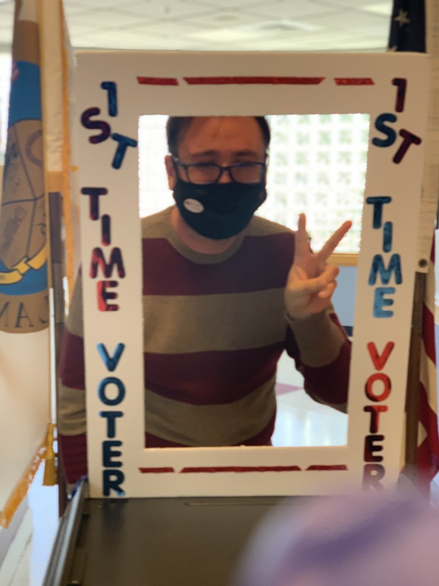 First time voting today—and I’m so excited that I did!