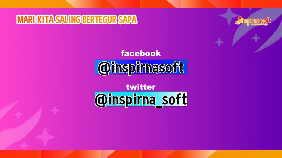 inspirna_soft's tweet photo. Halo Calon-calon InspirnaDev!
Kita ada pengumuman nih, bisa dicek di gambar yaa :)
SEKALI MENGINSPIRASI, TETAP MENGINSPIRASI!! (2)
#todayisaninspirnaday #IndieGameDev #gamedevindonesia #gamedevid #indiegames #Indonesia #inspirnasoft #gamepublisher #gameinvestor https://t.co/VFnIks1QR4