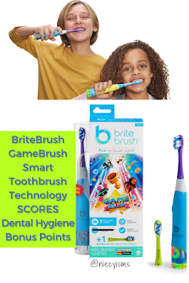 niecyisms's tweet photo. BriteBrush GameBrush Smart Toothbrush Tech Scores Dental Hygiene Bonus Points https://t.co/gW7Rxe64lh https://t.co/2LNYWxNjEY