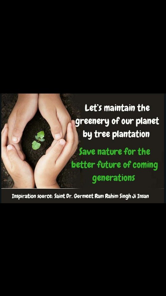 miniinsan333's tweet photo. Start ur happy moments by giving contribution  #PlantTreesSaveEarth
 It will b beneficial 4 da environment nd our future generations as it will provide a cleaner environment. 45 million trees have been planted till date by the @DSS volunteers with the inspiration of Saint Dr.@MSG https://t.co/xq886GeRi3