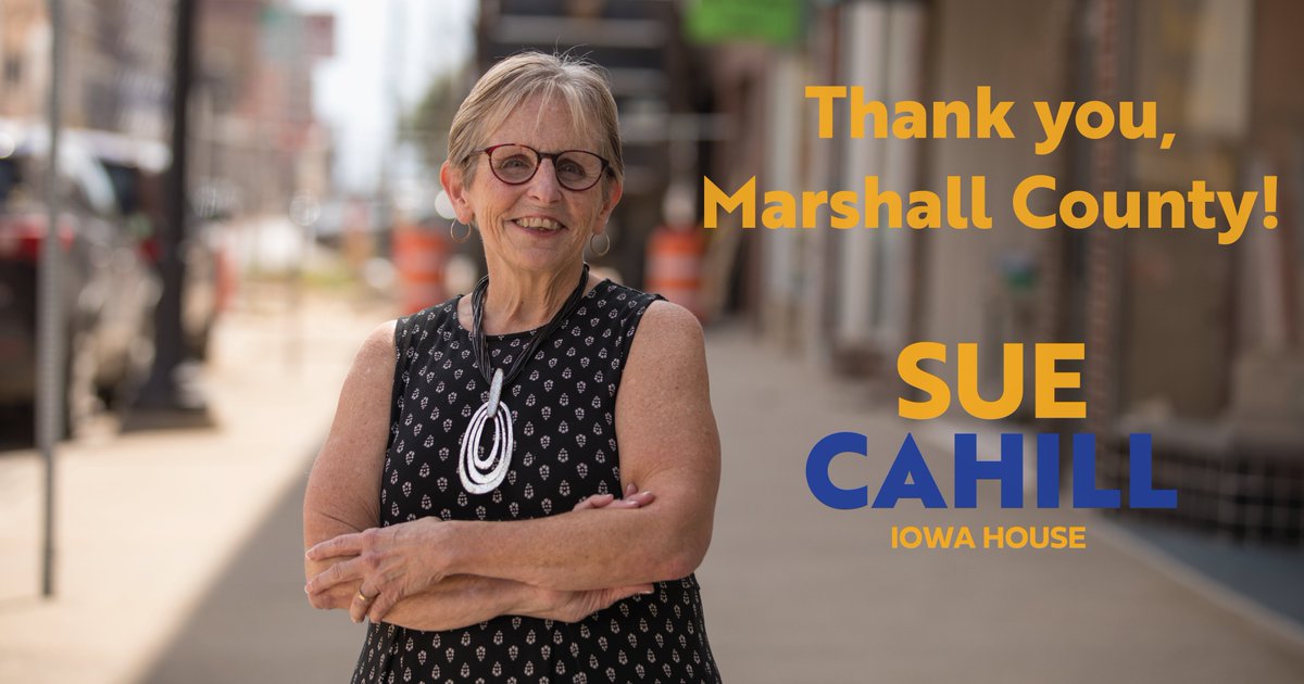 The polls are closed in Iowa! I am so proud of the work we’ve done to contact thousands of our neighbors over the course of this campaign. We’ve run a campaign we can be proud of, and now it’s up to the voters.💙 #Cahill4IA

(Don’t leave if you were in line to vote by 9PM!)