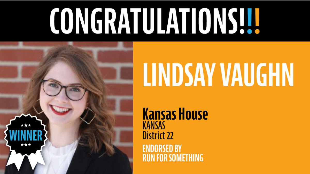 Nonprofit professional and youth leader  @Lindsay4KS22 is not a member-elect of the Kansas State House in District 22!