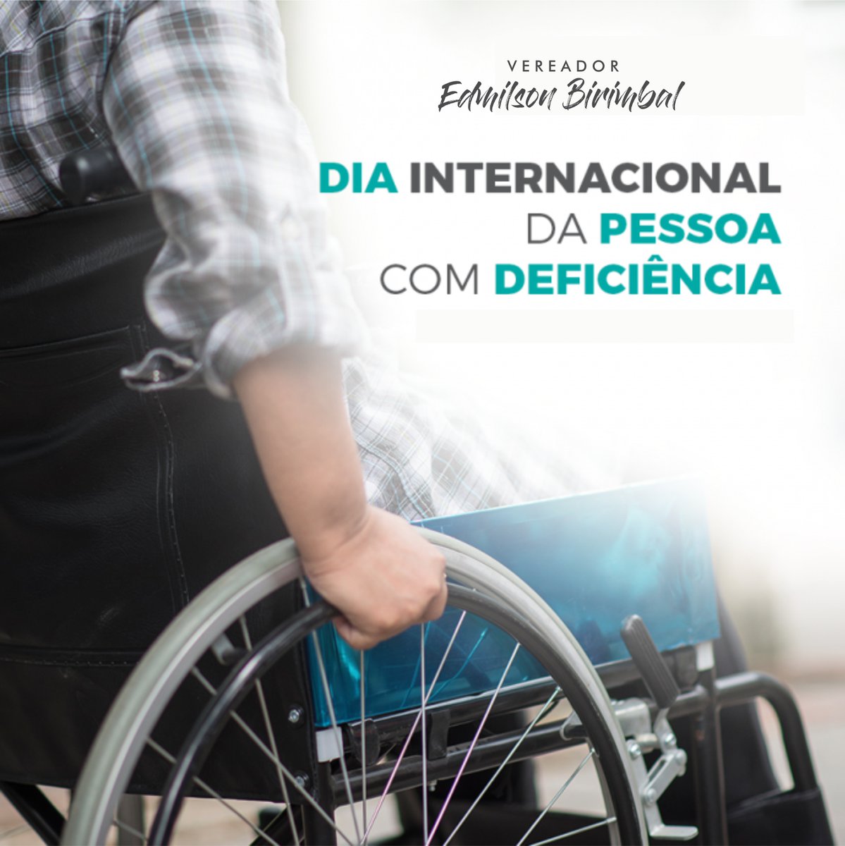 VerEdmilsonB's tweet image. 11 de Outubro
Dia do Deficiente Físico